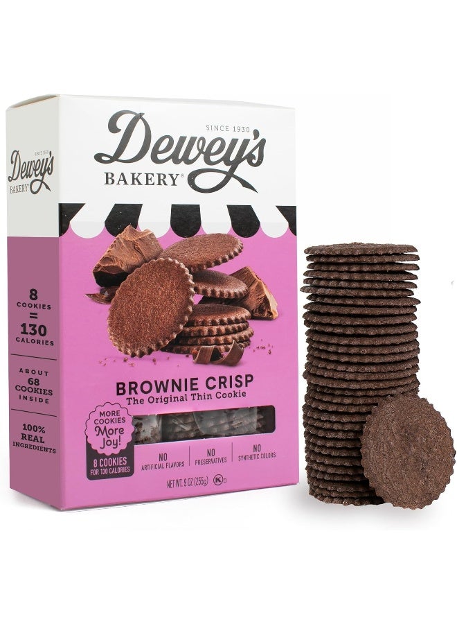 Dewey's Bakery Brownie Crisp Cookie Thins - Image 1